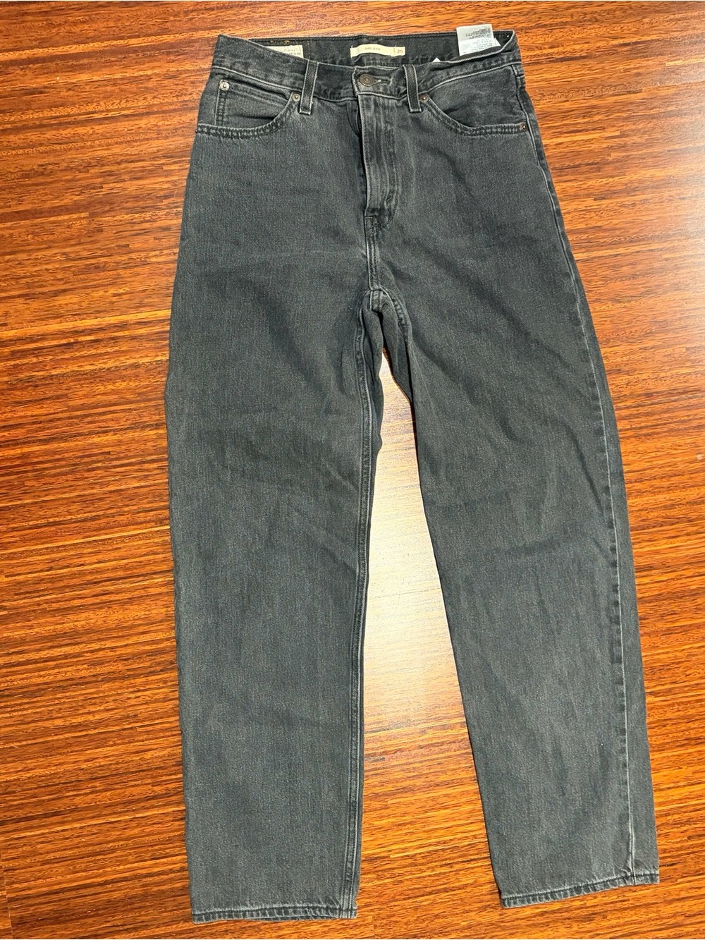 Levi's Relaxed Fit Black Dad Jeans - Size 25x30 retro Streetwear